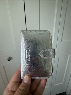 kate spade Silver Metallic Phone Wallet Case